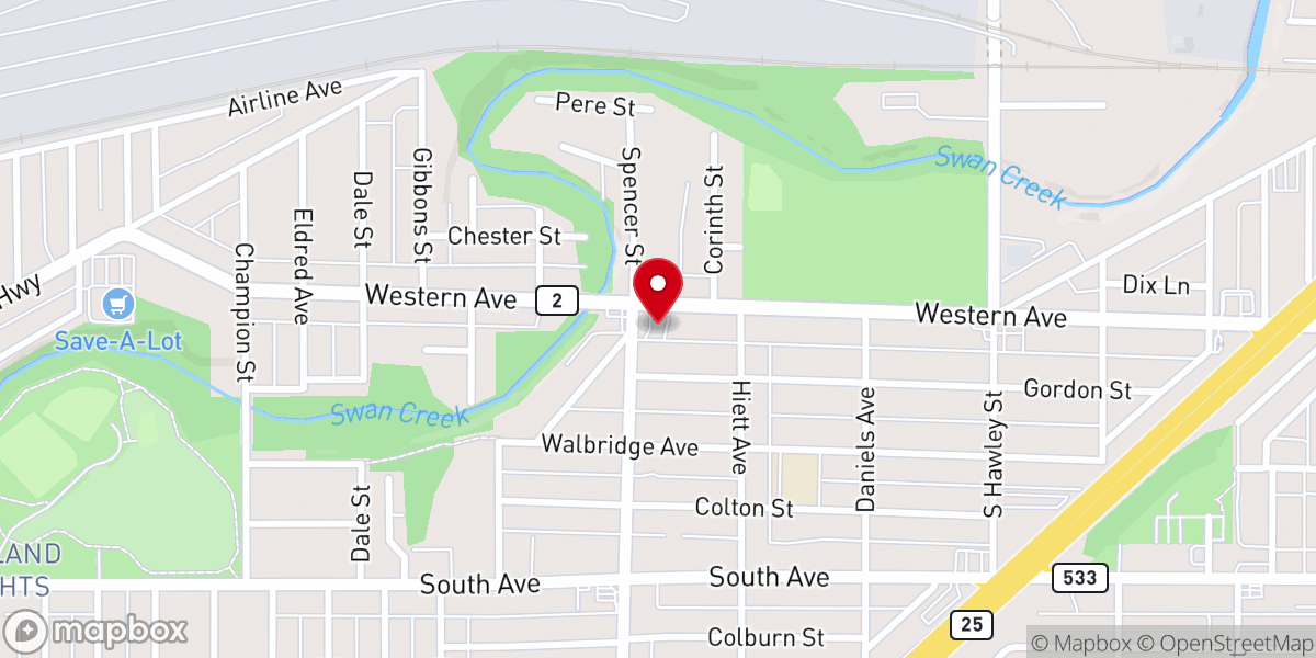Map showing location of Canaan Manifested Word Church