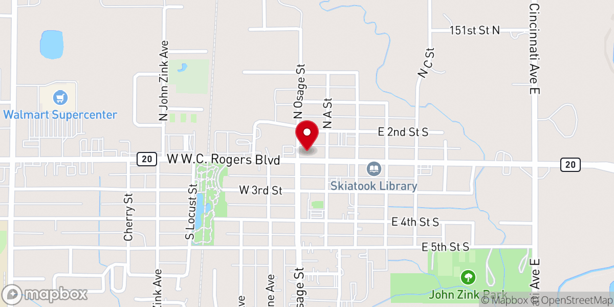Map showing location of Guts Church - Food Distribution Center