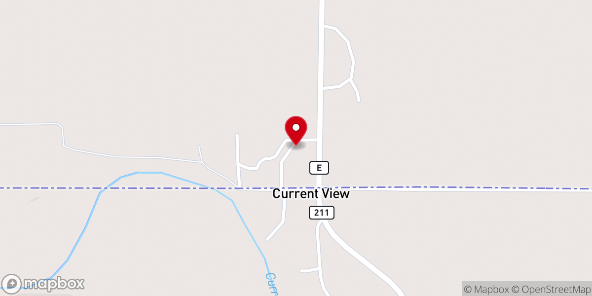 Map showing location of Current View Church of Christ