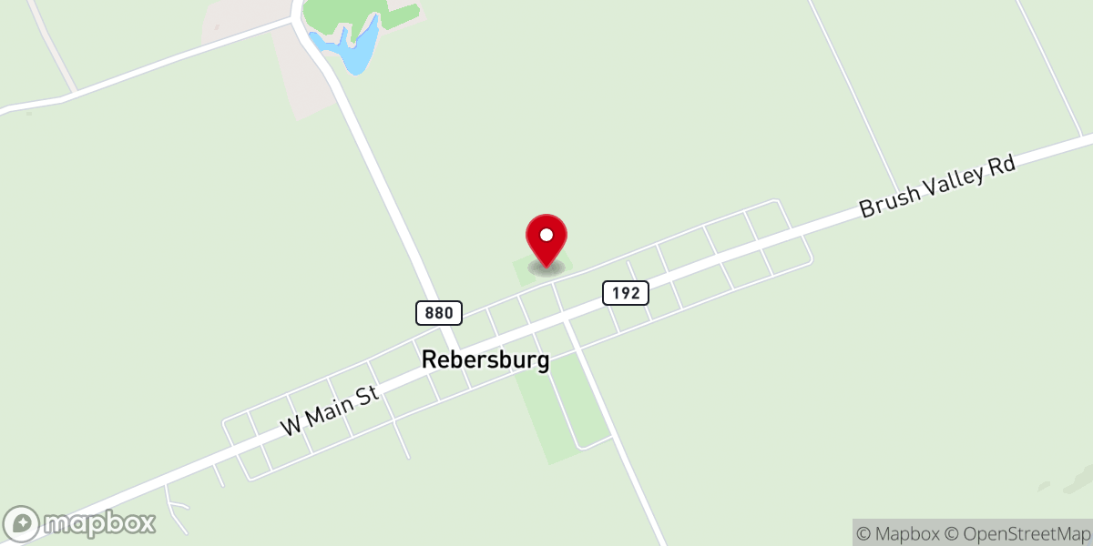 Map showing location of Rebersburg God’s Missionary Church