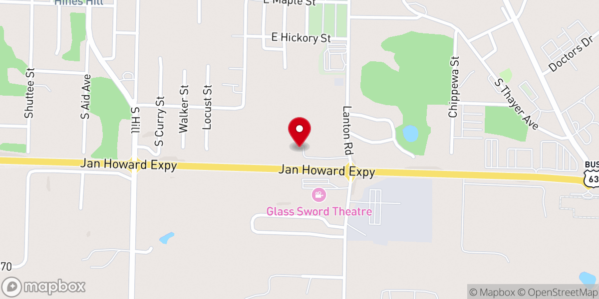 Map showing location of Lifeline Ministries