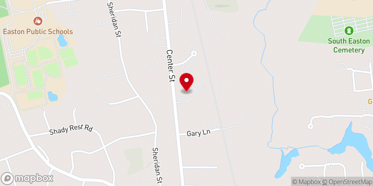 Map showing location of Covenant Congregational Church