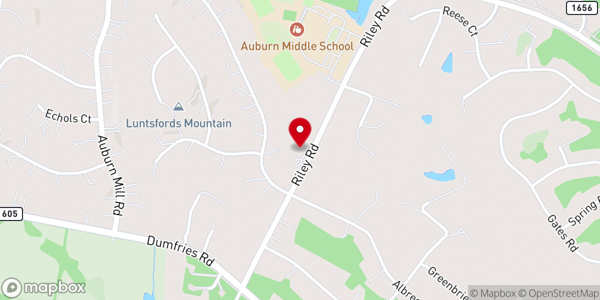 Map showing location of Covenant Reformed Baptist Church