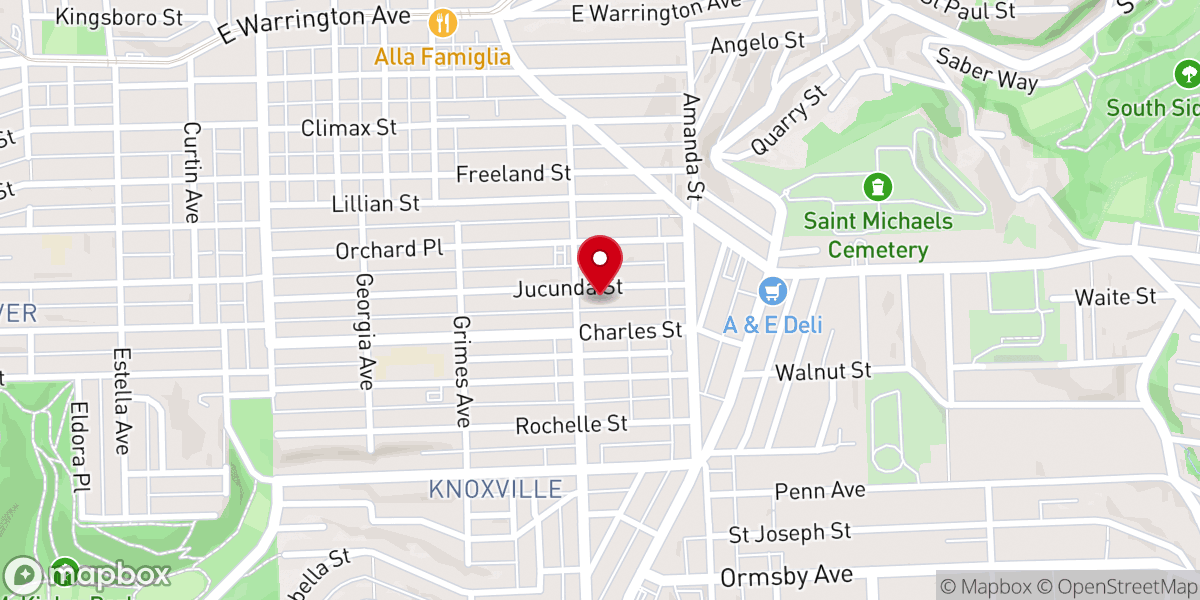 Map showing location of Kingdom Life Fellowship Pittsburgh