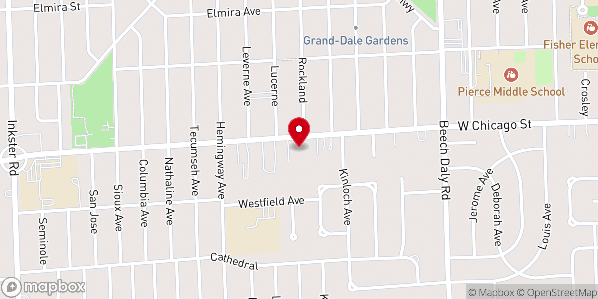 Map showing location of St. Michael Orthodox Church