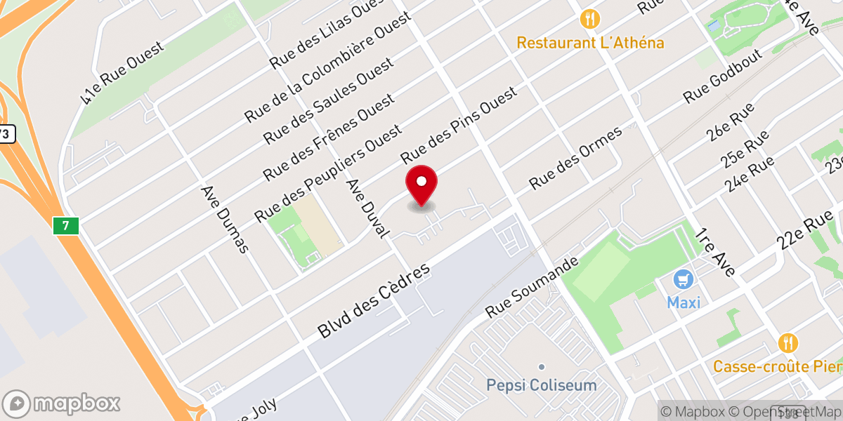 Map showing location of ÉGLISE ÉVANGÉLIQUE D'ADOPTION