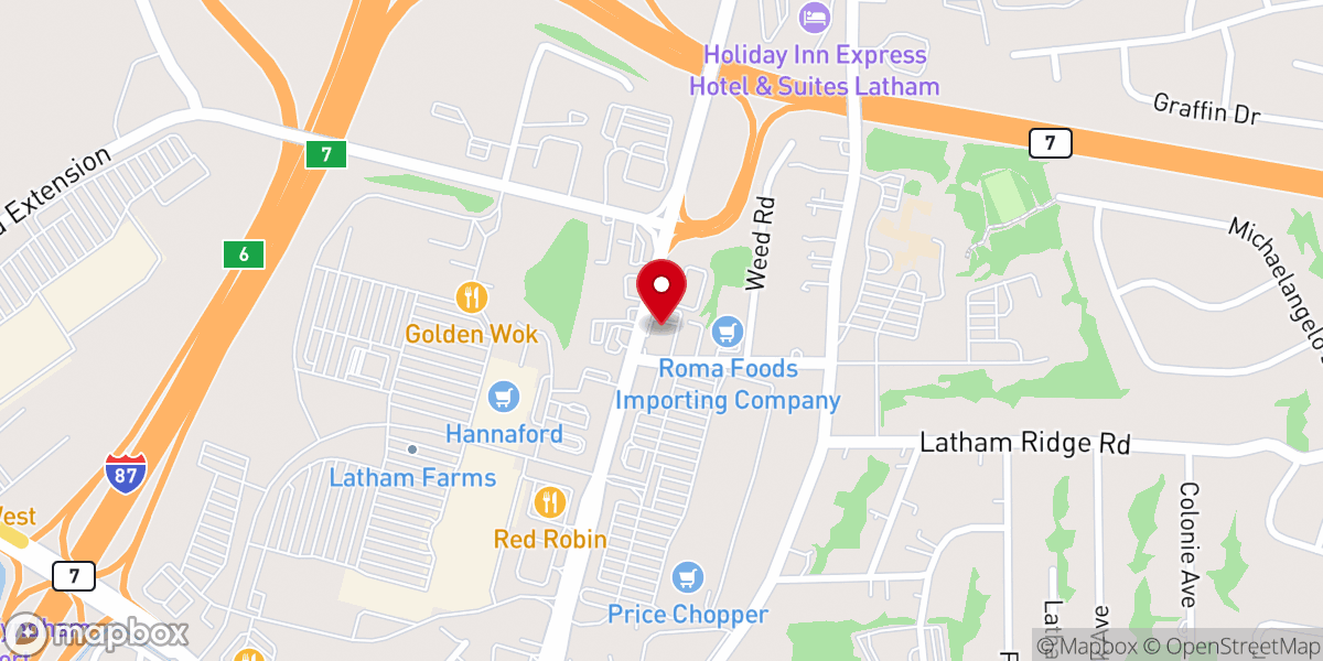 Map showing location of W.B. O'Connor Church Goods
