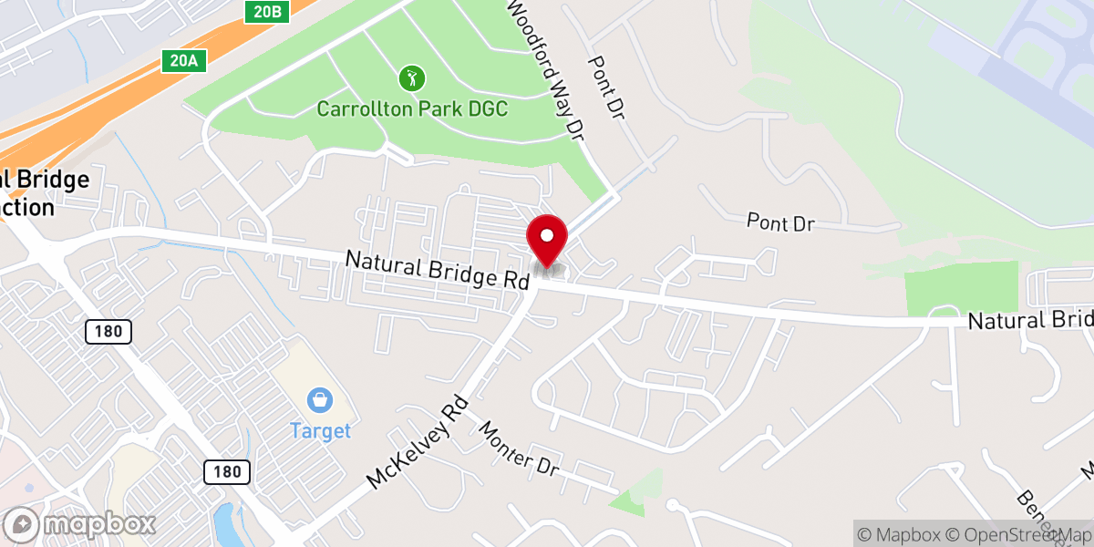 Map showing location of New Generational Christian Church