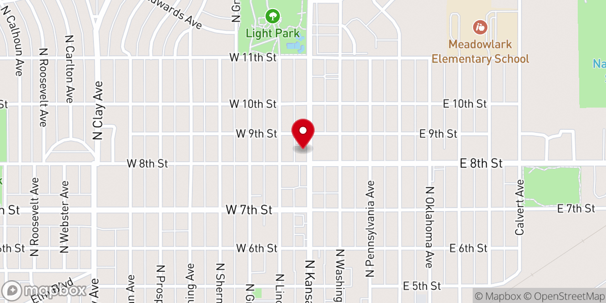 Map showing location of Jones Monument Co