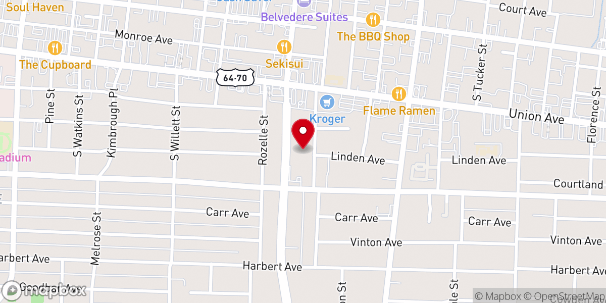 Map showing location of Measured Tones Institute of Quran