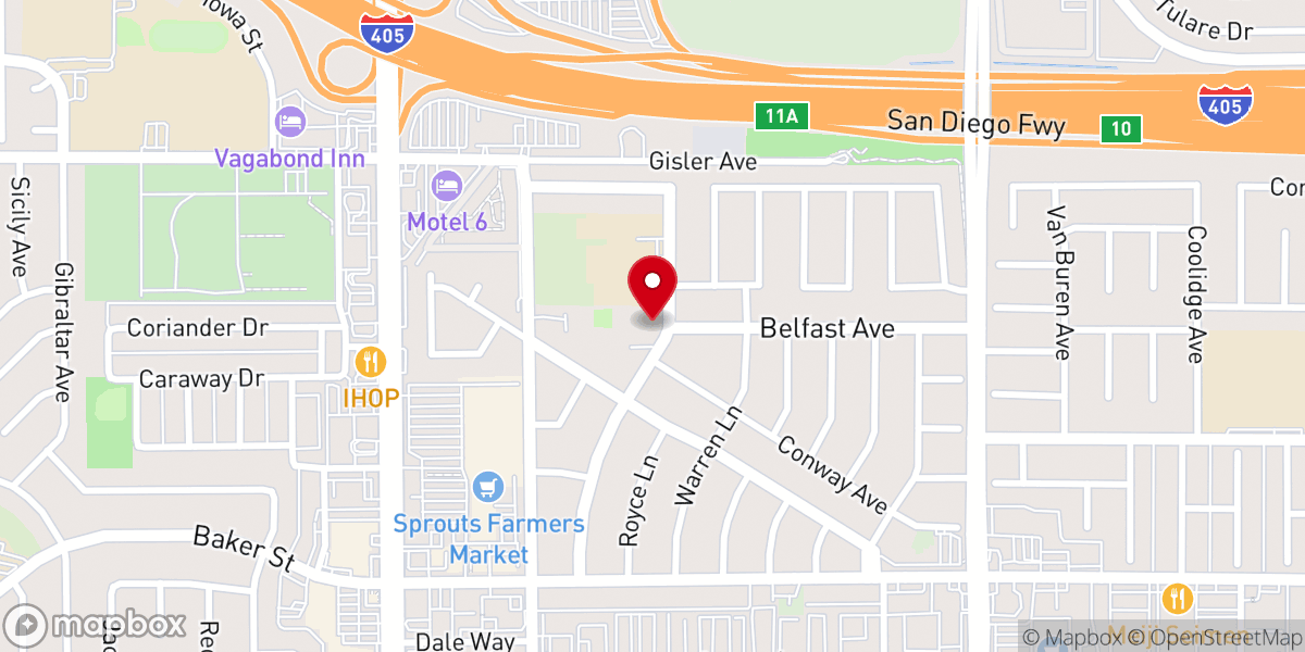 Map showing location of Poiema Christian Fellowship