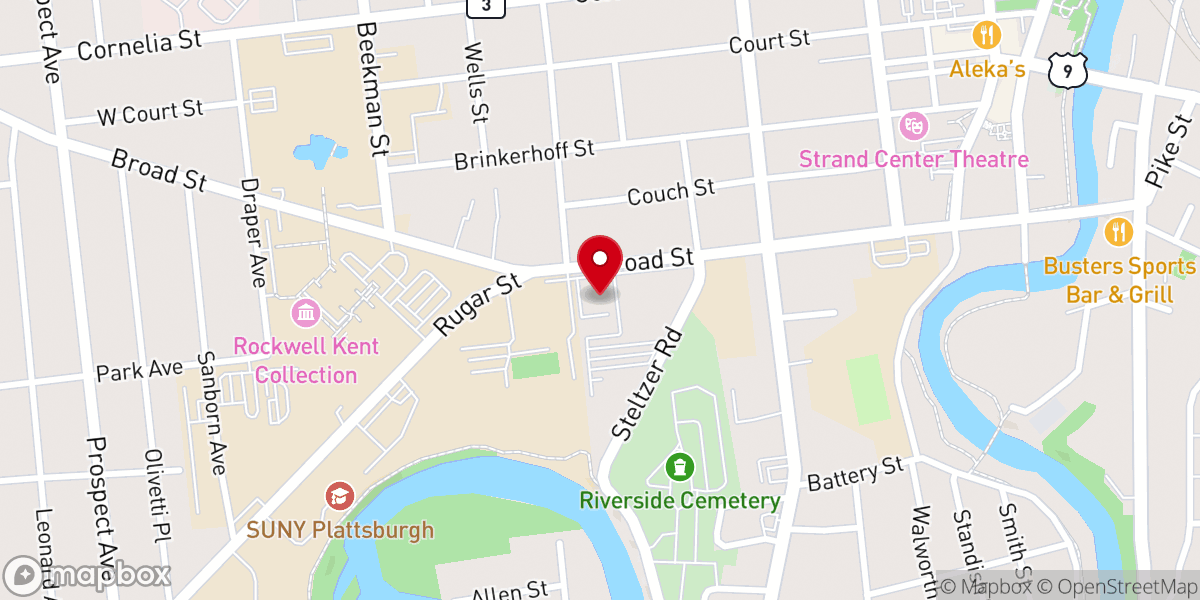 Map showing location of Plattsburgh House Of Prayer
