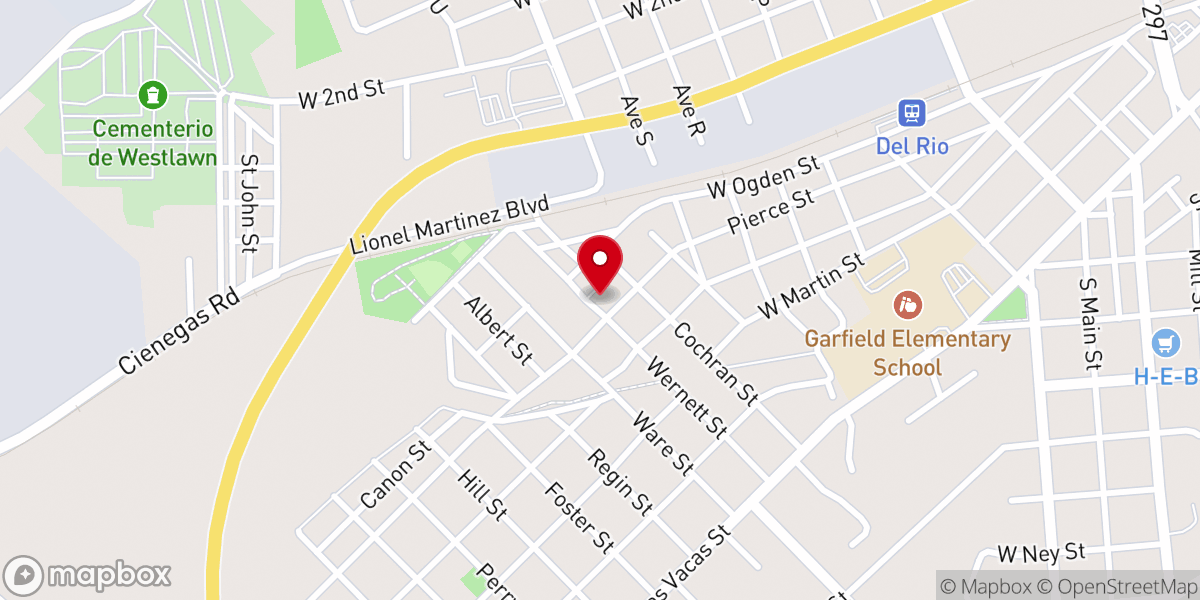 Map showing location of Crosspoint Lutheran Church LCMS