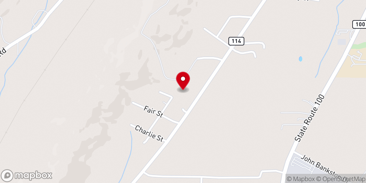 Map showing location of United By Faith Baptist Church
