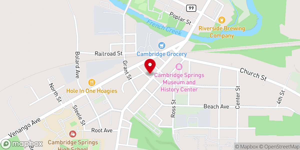 Map showing location of First United Methodist Church