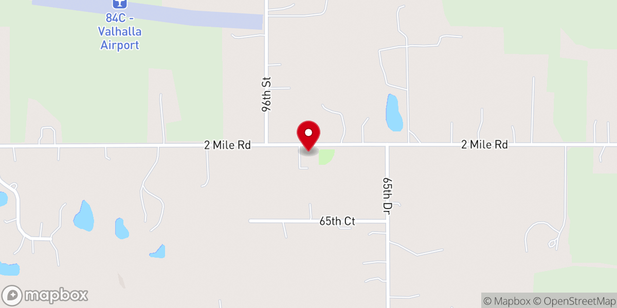 Map showing location of Raymond Seventh-Day Adventist Church