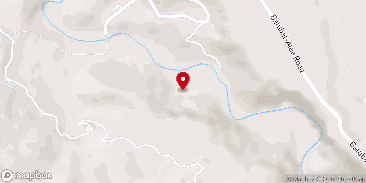 Map showing location of Bible Baptist church Purok 5