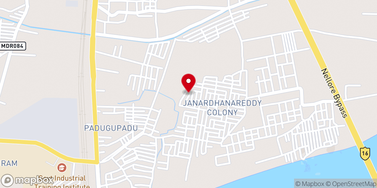 Map showing location of Petros Baptist Church