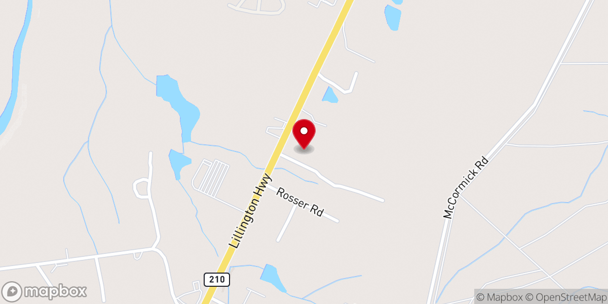 Map showing location of Little River Independent Baptist Church
