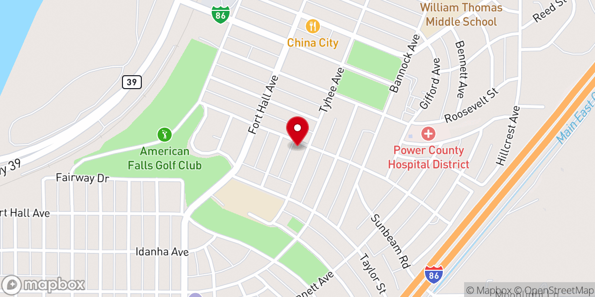 Map showing location of Templo Emanuel Asamblea de Dios