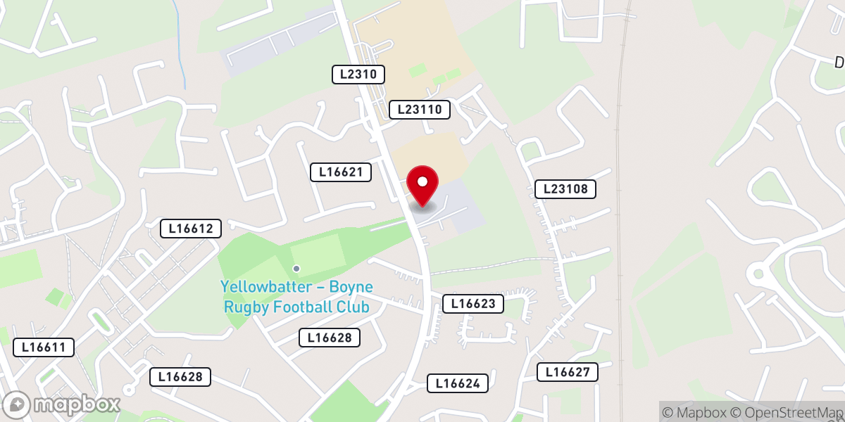 Map showing location of Solid Rock Church - Drogheda