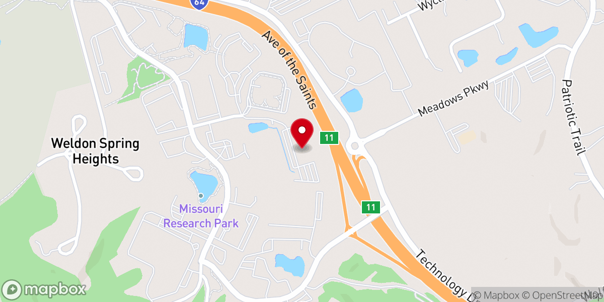 Map showing location of United Pentecostal Church International