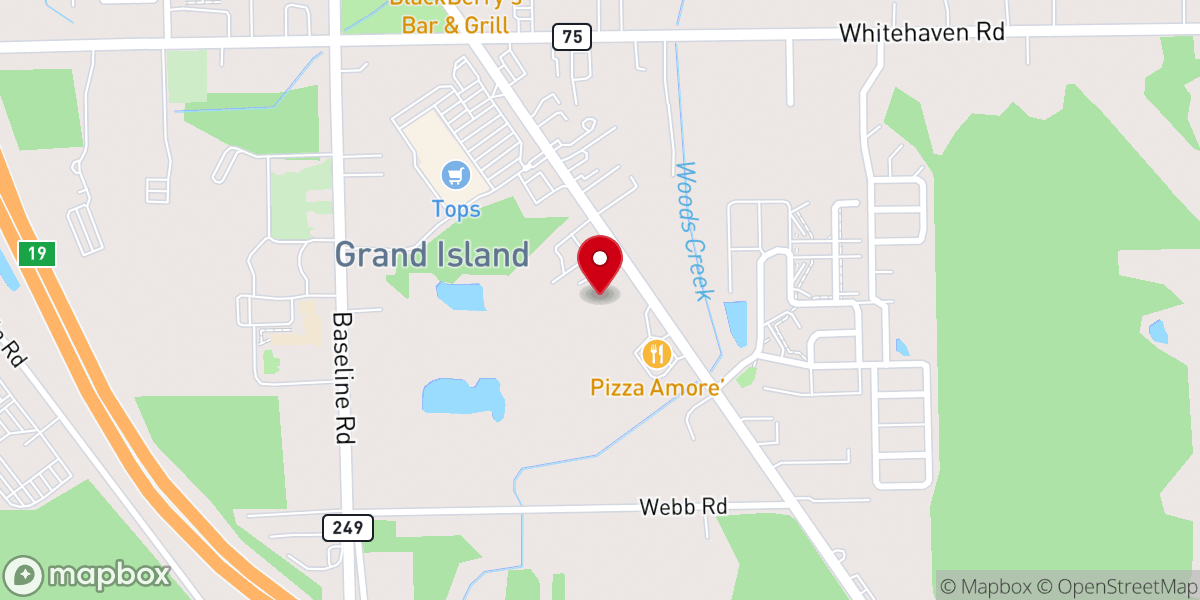 Map showing location of New Life In Christ Ministries