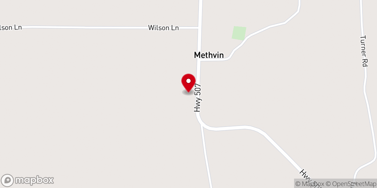 Map showing location of Men of Courage Red River Parish