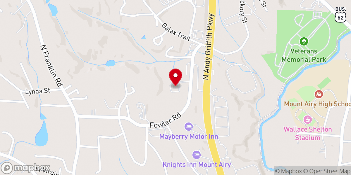 Map showing location of Granite City Church