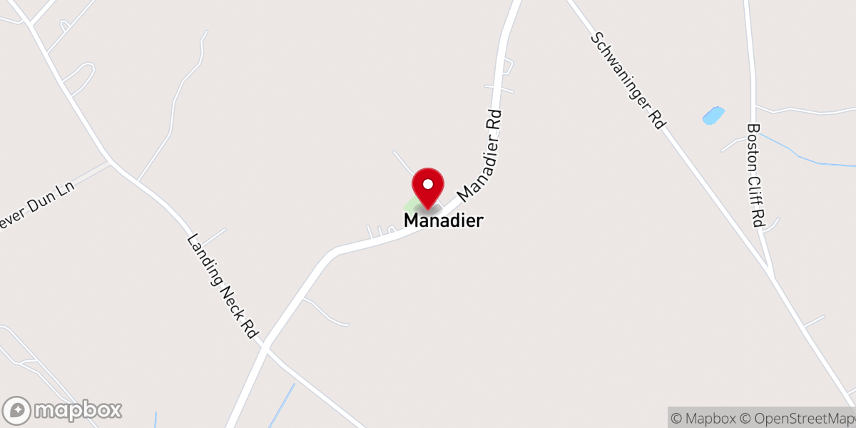 Map showing location of New Queen Esther A.M.E. Church