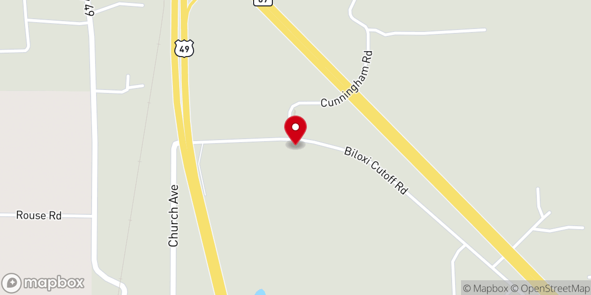 Map showing location of Shiloh Missionary baptist Church