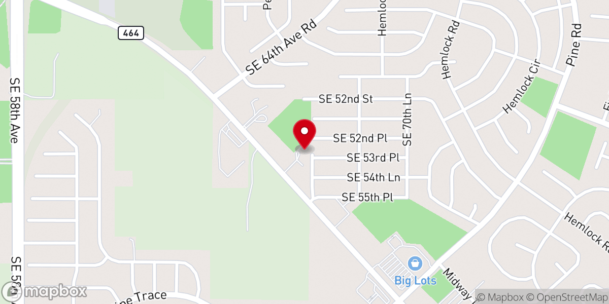 Map showing location of Jesus House