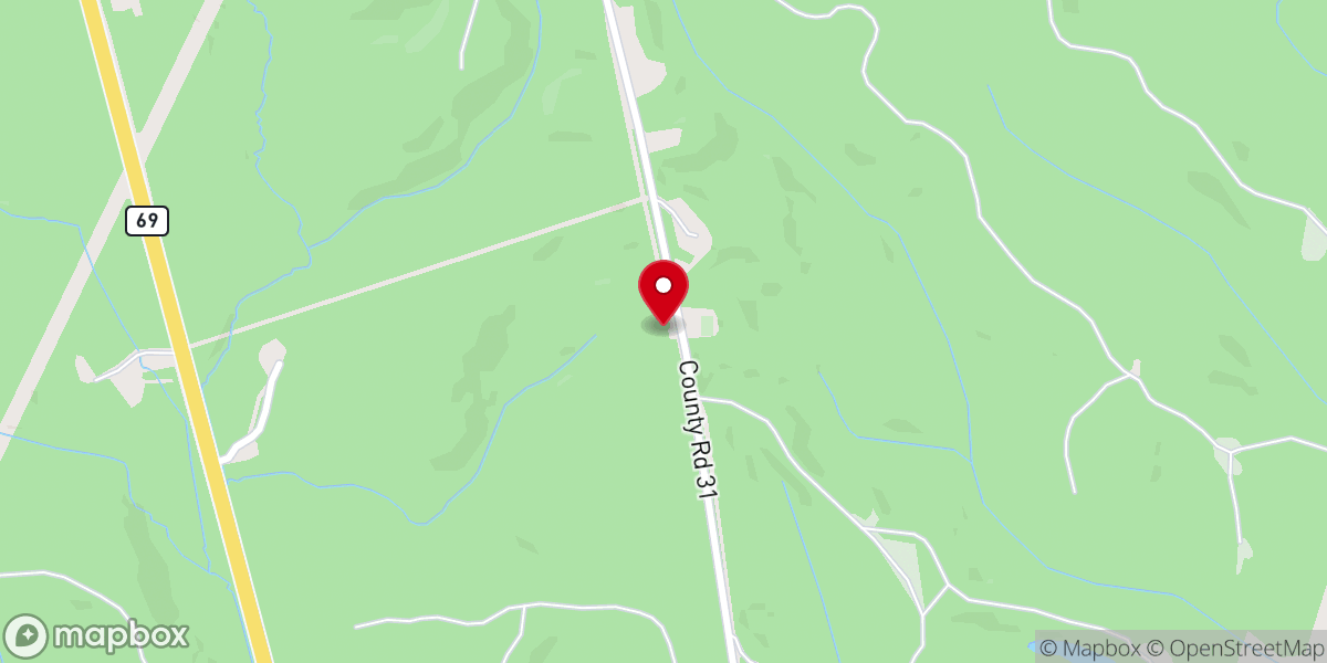 Map showing location of Macedonia Church