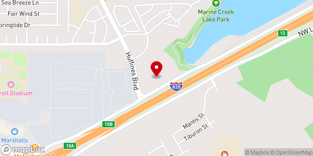 Map showing location of Crosspoint Nazarene Church