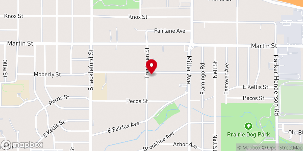 Map showing location of Heavenly Vision Mssnry Baptist