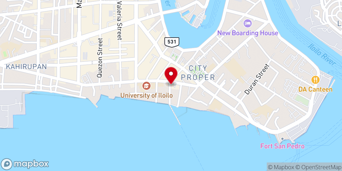 Map showing location of Ang Dating Daan - Iloilo City