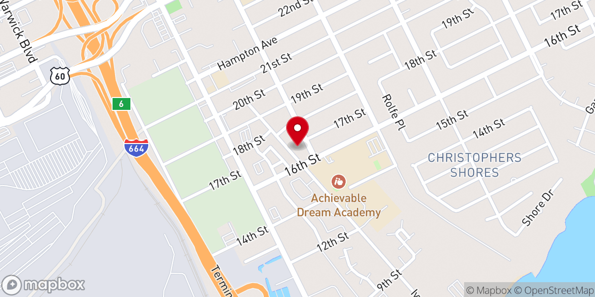 Map showing location of United Bibleway Temple