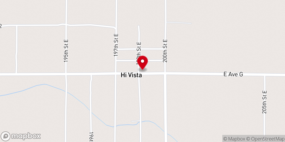 Map showing location of The Two Pines Chapel