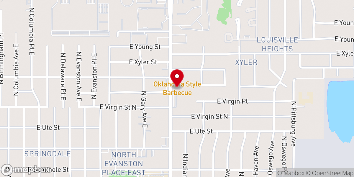 Map showing location of From the Heart Church Ministries of Tulsa