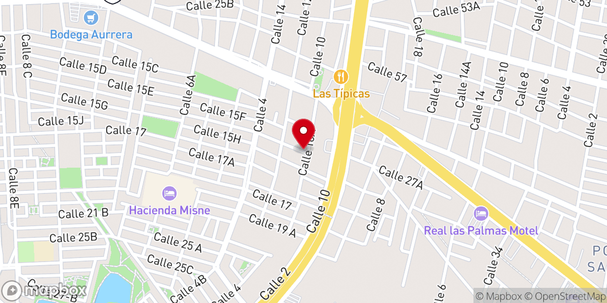 Map showing location of IMPACTO Congregación Cristiana