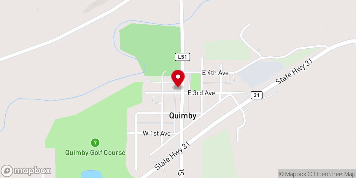 Map showing location of Pilgrim Lutheran Church