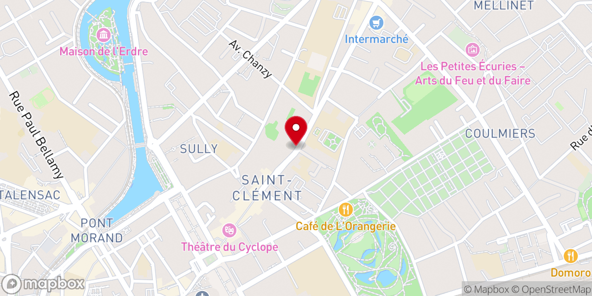 Map showing location of Monastère de la Visitation Sainte Marie