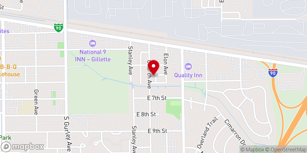 Map showing location of Rolling Hills Mobile Home Park