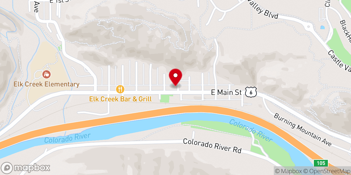 Map showing location of St John's Episcopal Church