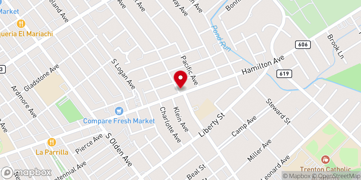 Map showing location of Pentecostal church Potter's house lion of judah