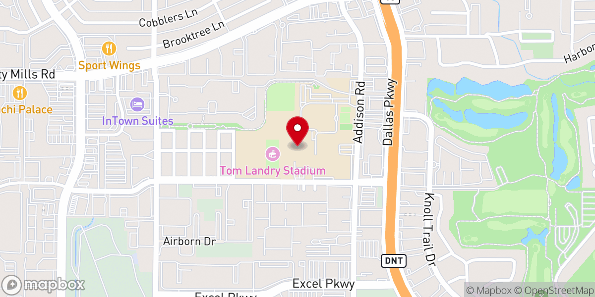 Map showing location of Trinity Christian Academy