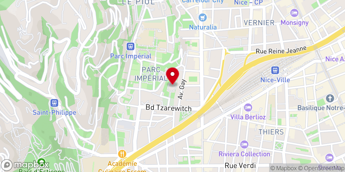 Map showing location of Cathédrale Saint-Nicolas de Nice