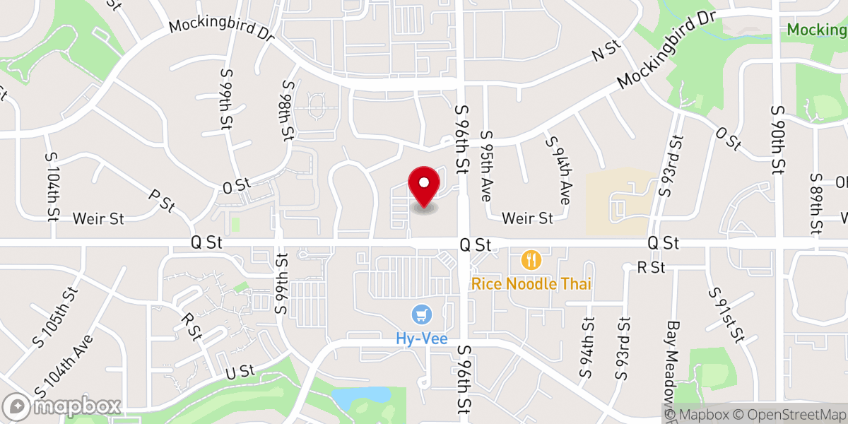 Map showing location of St. Gerald Catholic Church