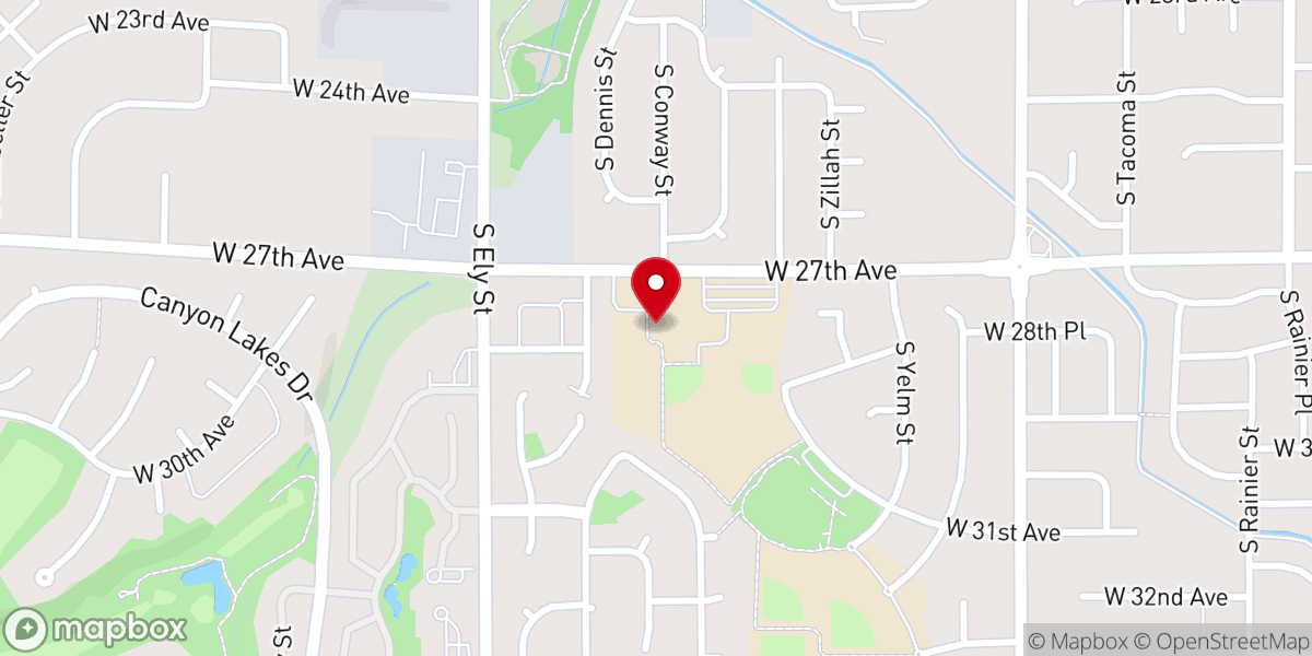 Map showing location of Bethlehem Lutheran
