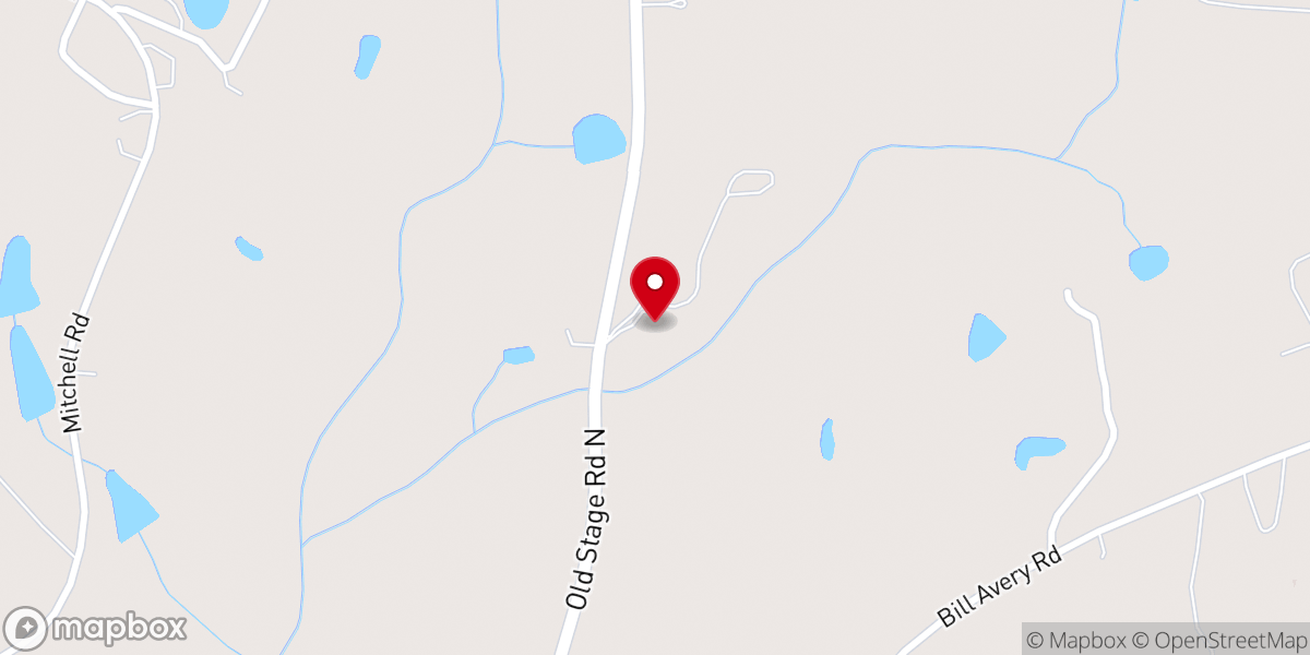 Map showing location of Mckoys Chapel FWB Church